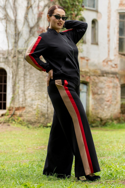 Брюки, бомбер ADARIN A03 черный - фото 6