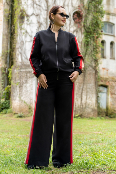 Брюки, бомбер ADARIN A03 черный - фото 5