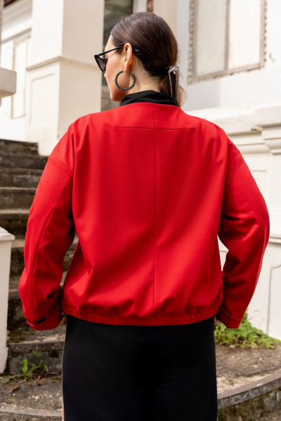 Брюки, жакет ADARIN A04 красный/черный - фото 5