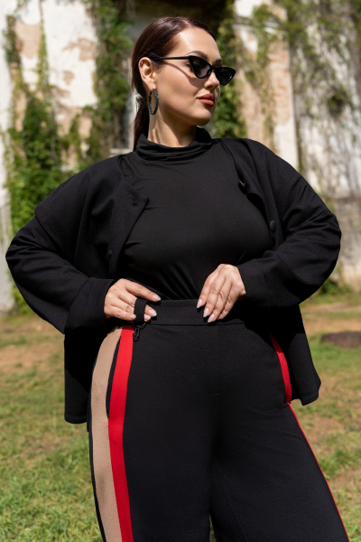 Брюки, жакет ADARIN A05 черный - фото 6