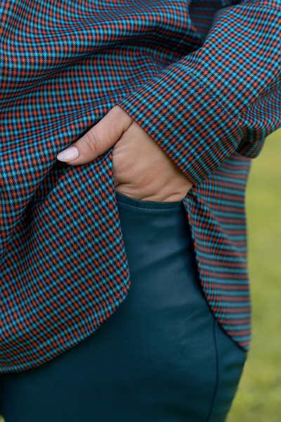 Рубашка ADARIN А34 клетка - фото 8