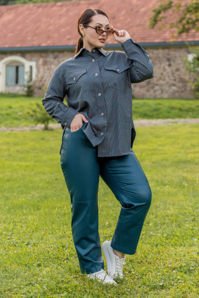 Рубашка ADARIN А34 клетка - фото 7