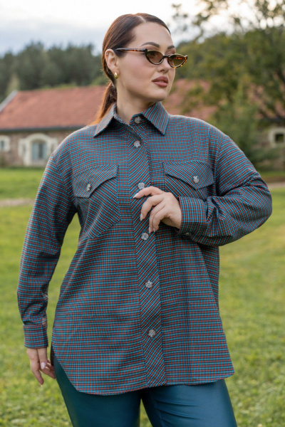 Рубашка ADARIN А34 клетка - фото 6