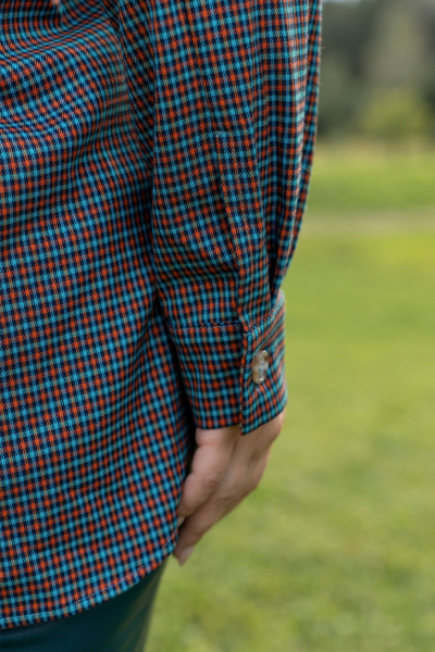 Рубашка ADARIN А34 клетка - фото 3