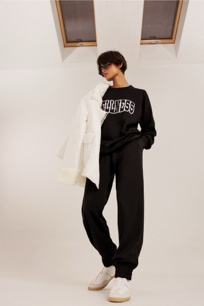 Костюм с брюками и джемпером из трикотажного полотна с вышивкой DILIA 0760-1 - фото 2