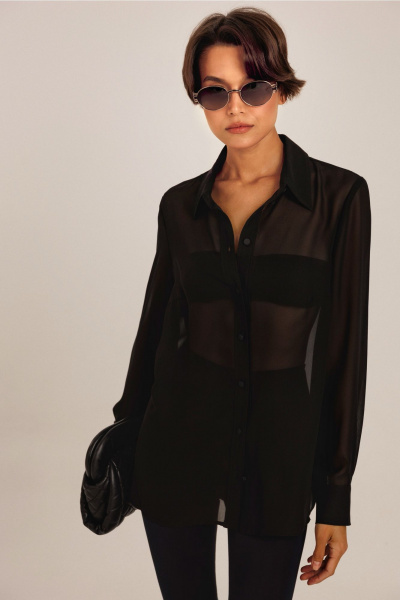 Блуза DILIA 0837 черный - фото 1