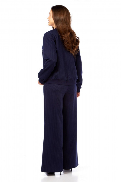 Брюки, бомбер, топ Милора-стиль 1370 синий - фото 5