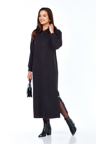 Платье БагираАнТа 1071 графит - фото 2