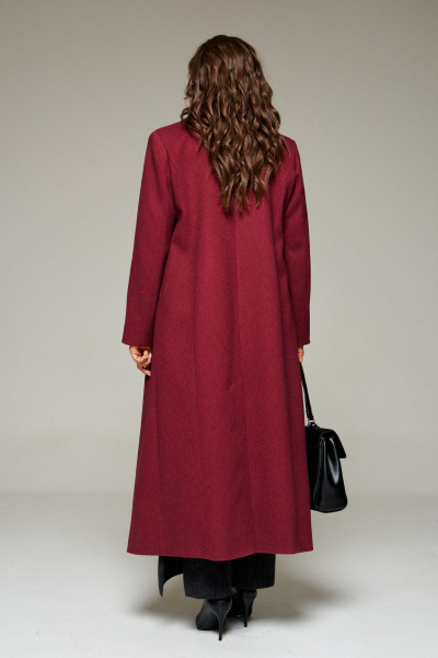 Пальто Beautiful&Free 7026 вино - фото 11