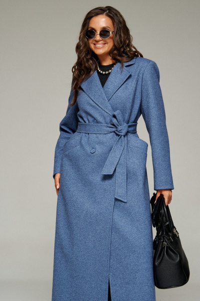 Пальто Beautiful&Free 7026 джинс - фото 11