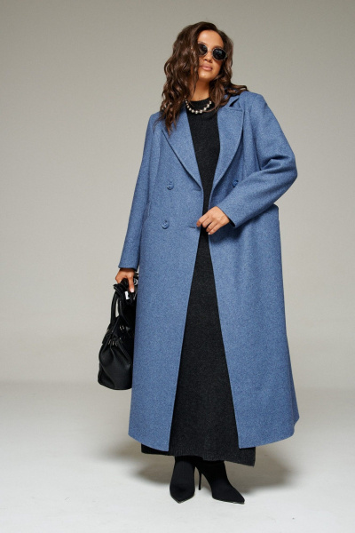 Пальто Beautiful&Free 7026 джинс - фото 6