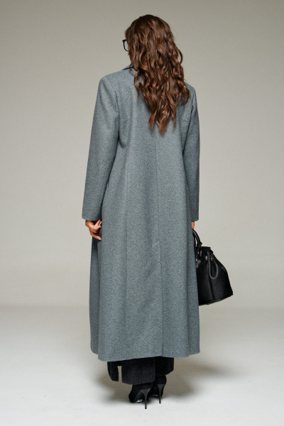 Пальто Beautiful&Free 7026 серый - фото 11