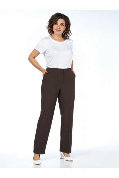 Брюки, жилет Пинск-Стиль 3124 шоколад - фото 11