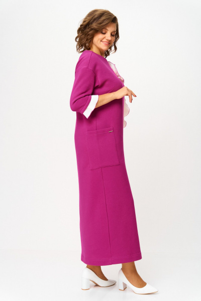 Платье Michel chic 2183 фуксия - фото 4