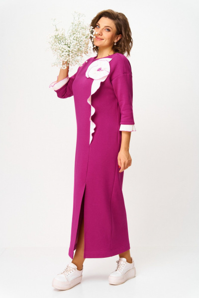 Платье Michel chic 2183 фуксия - фото 3