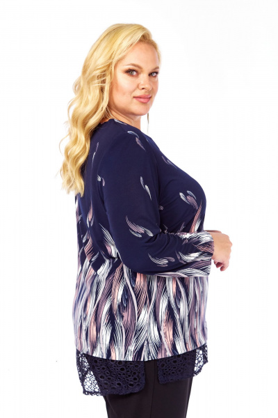 Блуза Abbi 4067 темно-синий - фото 8