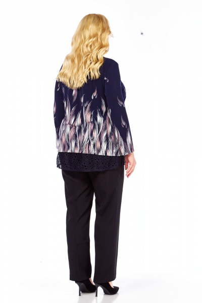 Блуза Abbi 4067 темно-синий - фото 4