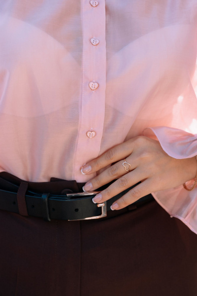 Блуза Marshop М204 розовый - фото 6