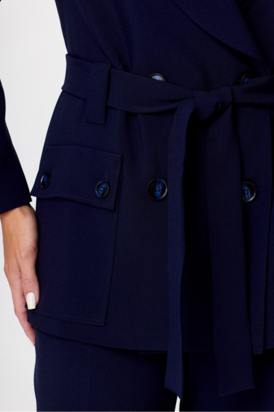 Брюки, жакет DaLi 5709 синий - фото 6