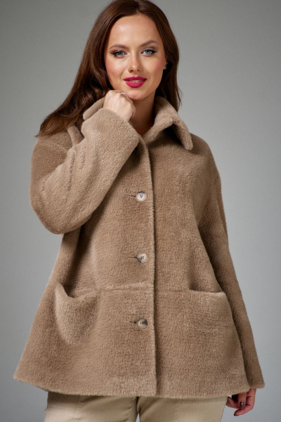 Пальто AVE RARA 1068 кэмел - фото 2