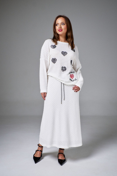 Джемпер AVE RARA 2245 экрю - фото 3