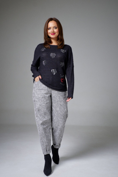 Джемпер AVE RARA 2245/1 графит - фото 6