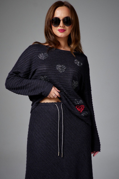 Джемпер AVE RARA 2245/1 графит - фото 2