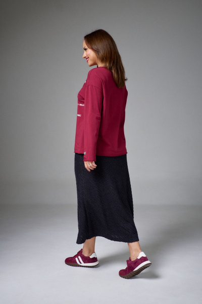 Джемпер AVE RARA 2247/1 марсала - фото 3