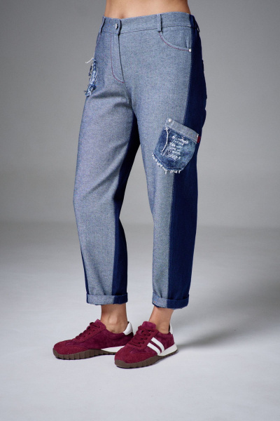 Брюки AVE RARA 4151 темно-синий дэним - фото 1