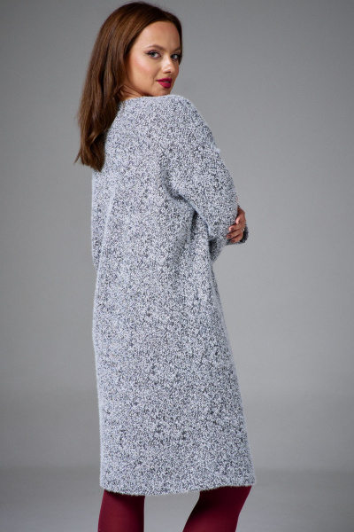 Платье AVE RARA 5036 серый меланж - фото 2