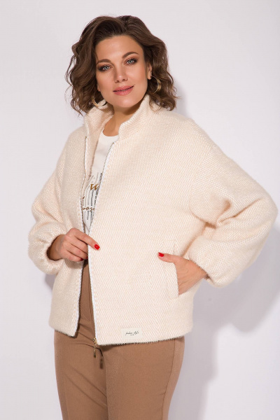 Бомбер Liliana 1481 светлый - фото 2