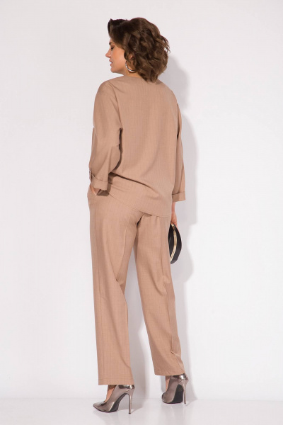 Блуза, брюки Liliana 1483 капучино - фото 4