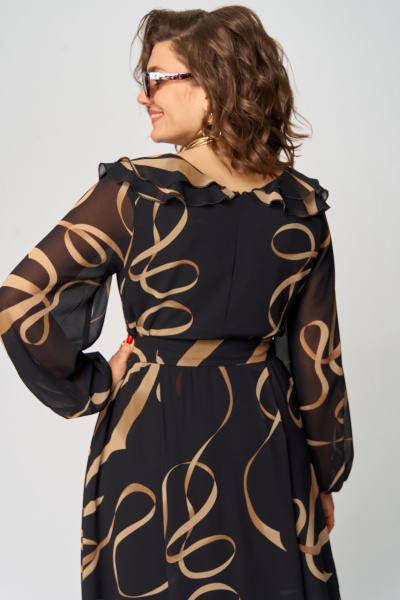 Платье EVA GRANT 7297В принт_ленты - фото 14