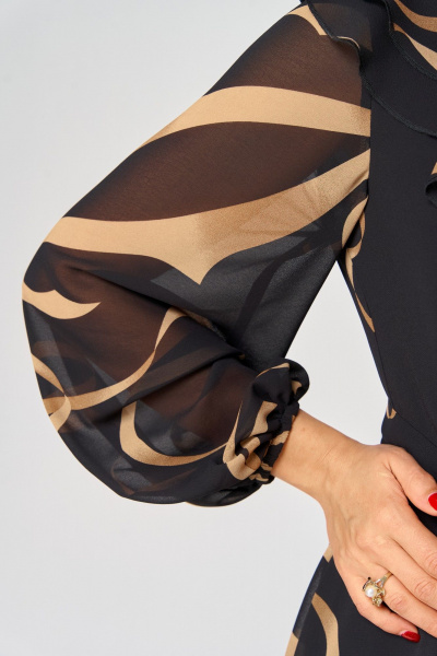 Платье EVA GRANT 7297В принт_ленты - фото 12