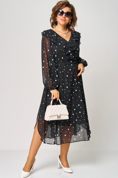 Платье EVA GRANT 7297В принт_горох - фото 2