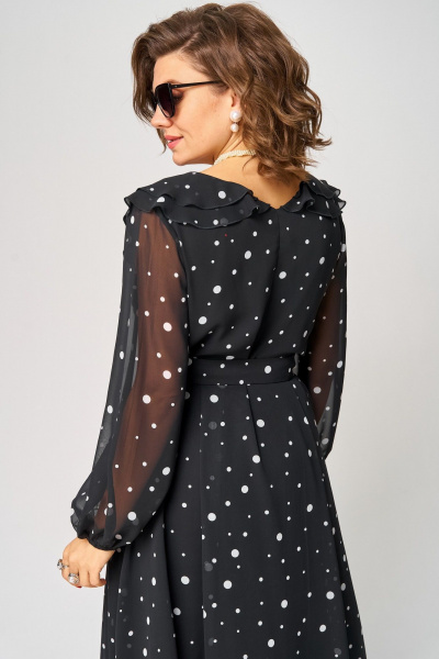 Платье EVA GRANT 7297В принт_горох - фото 11