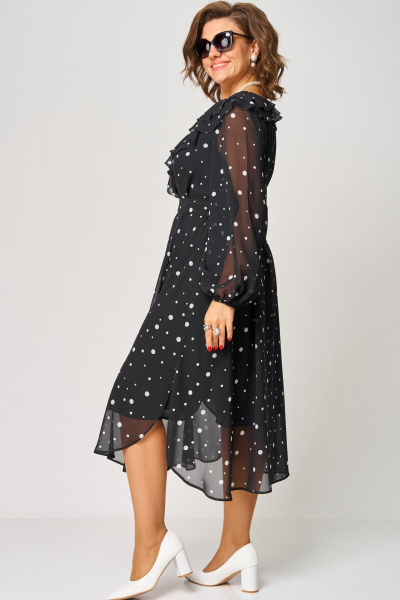 Платье EVA GRANT 7297В принт_горох - фото 7