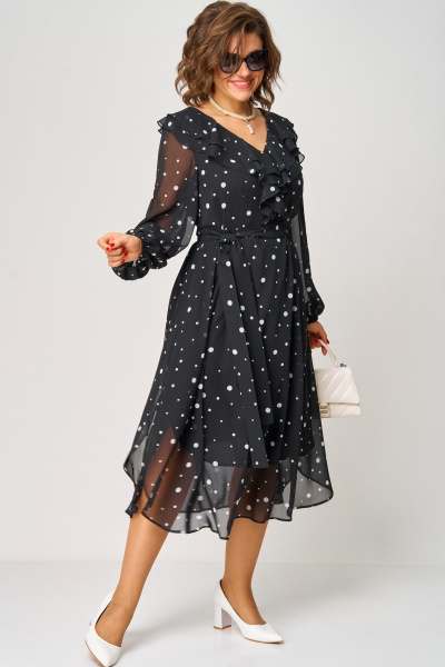 Платье EVA GRANT 7297В принт_горох - фото 5