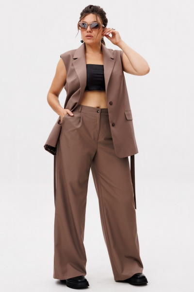 Брюки Anelli 1702 кора_дуба - фото 7