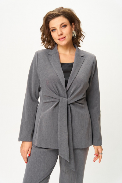 Брюки, жакет ANASTASIA MAK 1259 серый - фото 3