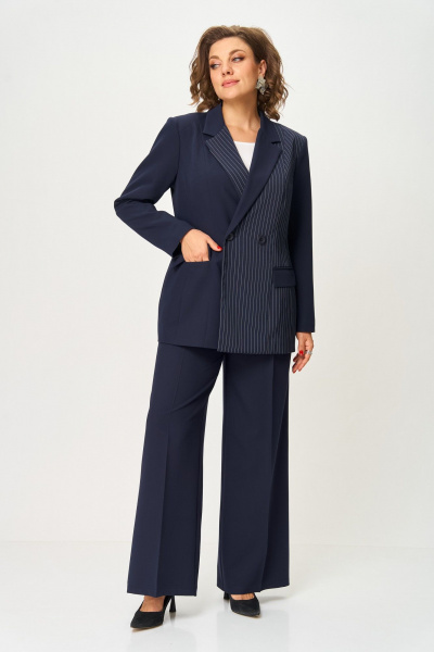 Жакет ANASTASIA MAK 1270-1 синий - фото 5