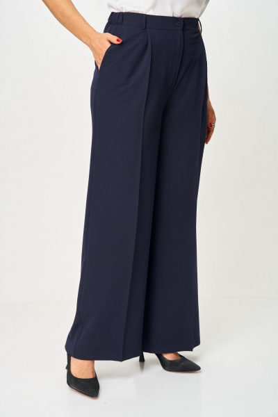 Брюки ANASTASIA MAK 1270-2 синий - фото 4