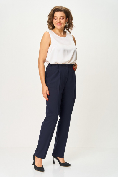 Брюки ANASTASIA MAK 1270-4 синий - фото 2