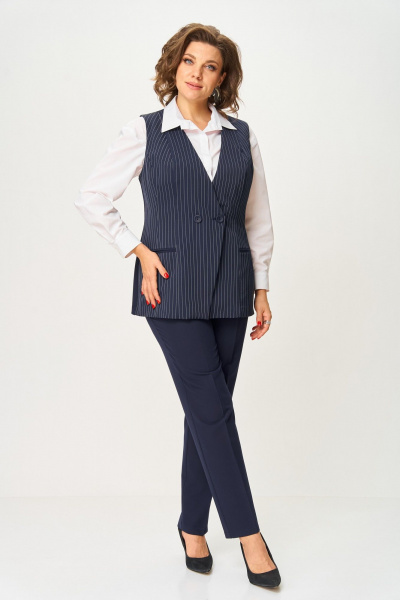 Жилет ANASTASIA MAK 1270-5 синий - фото 8