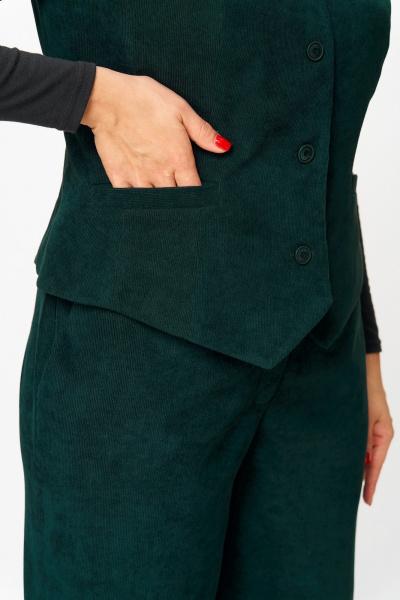 Брюки, жилет ANASTASIA MAK 1300 зеленый - фото 8