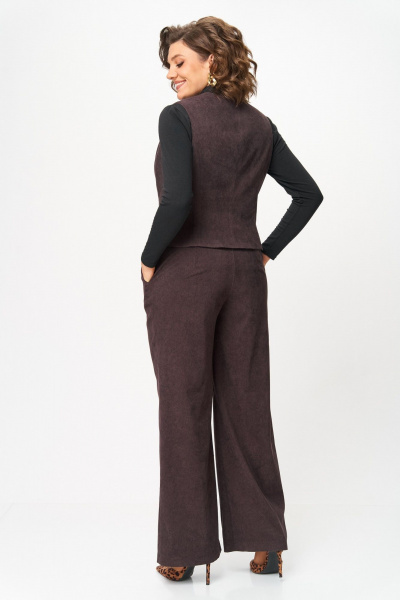 Брюки, жилет ANASTASIA MAK 1300 коричневый - фото 4