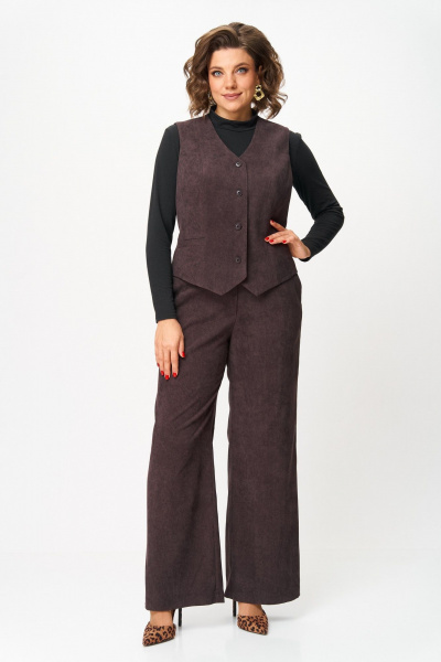Брюки, жилет ANASTASIA MAK 1300 коричневый - фото 2