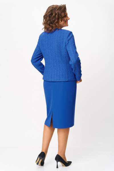 Жакет, юбка ANASTASIA MAK 1302 василек - фото 9