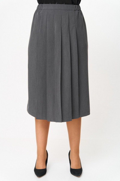 Жакет, юбка ANASTASIA MAK 1303 серый - фото 6