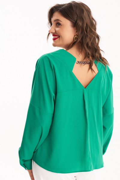 Блуза Almirastyle 305 зелёный - фото 9